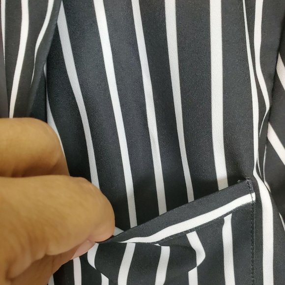 HARVÉ BERNARD Striped Blazer Jacket - Picture 4 of 7